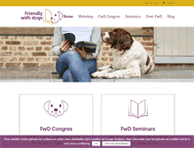 Tablet Screenshot of friendlywithdogs.com